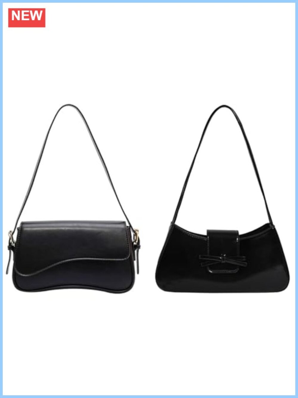Y2K Shoulder Bag Bow Purse Shoulder Strap